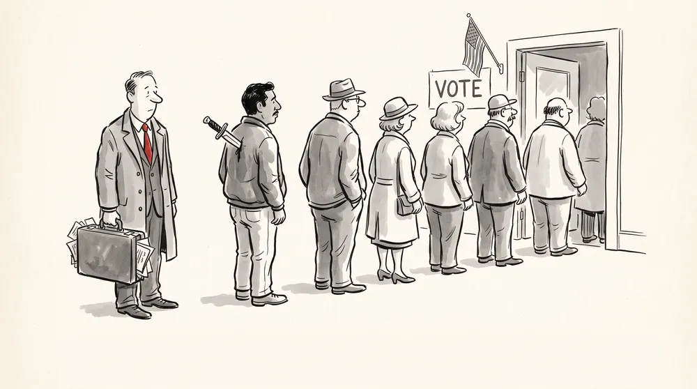 Us elections cartoon